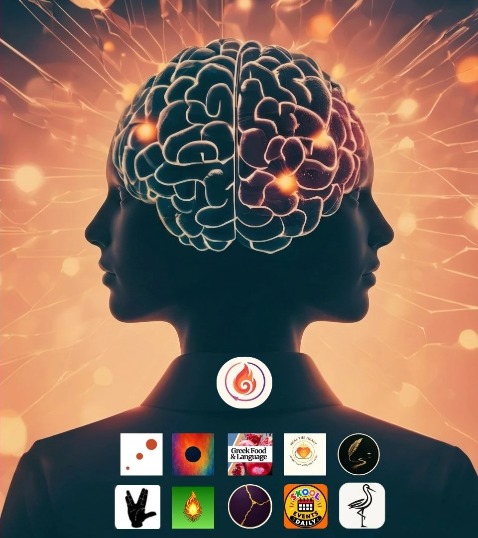 Edition 5 artwork showing two profiles, a glowing brain, and participating community logos below